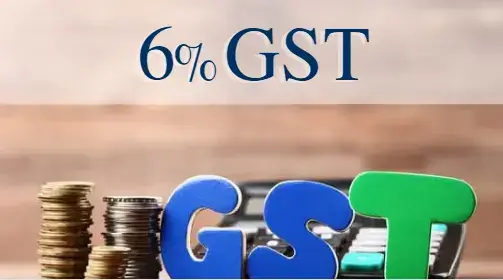 6 percent gst amount